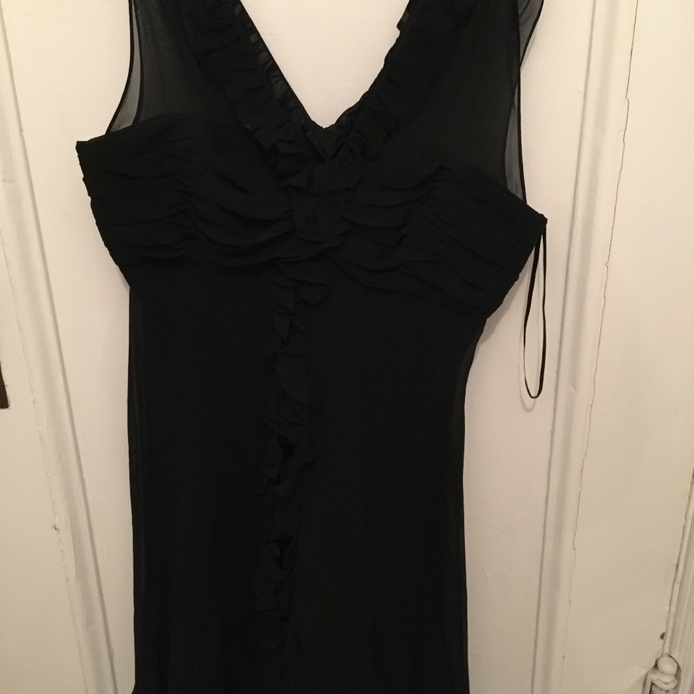 Donna Ricco Black Cocktail Dress